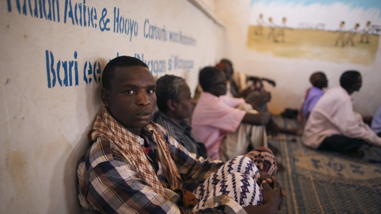 Jowle camp for the displaced in Garowe in Somalia