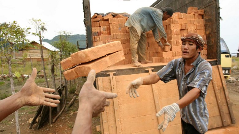Helping rebuild homes in Aceh and Nias, Indonesia after the Tsunami 